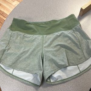 Lululemon speed up mid-rise 4” Heather Lux Multi Willow Green/willow green